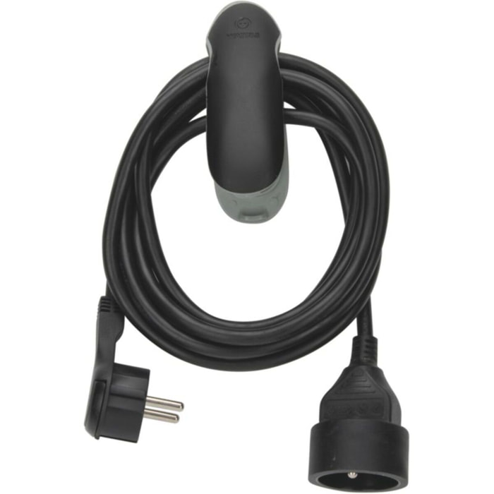 Rallonge WATT AND CO design clip 5m noir