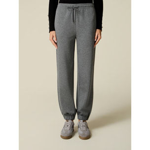 Oltre - Joggers in jersey soft touch - Grigio