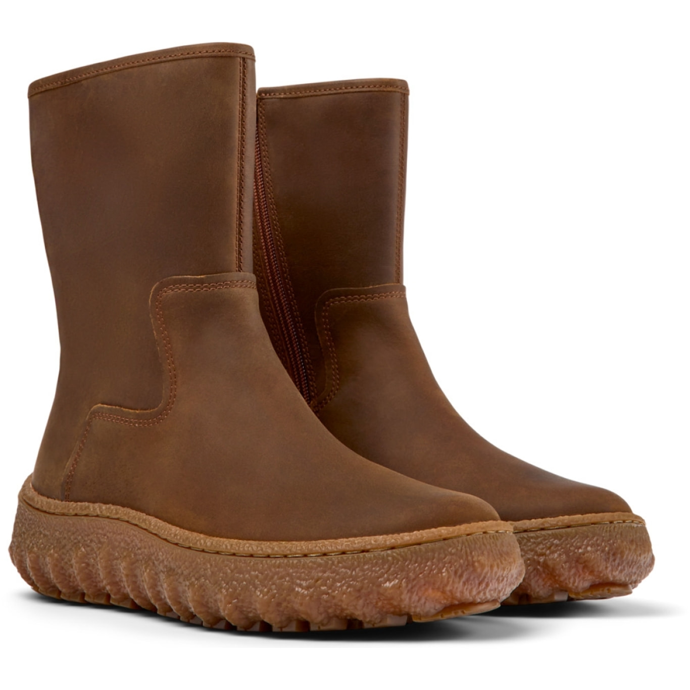 CAMPER Ground - Botines Marrón Mujer