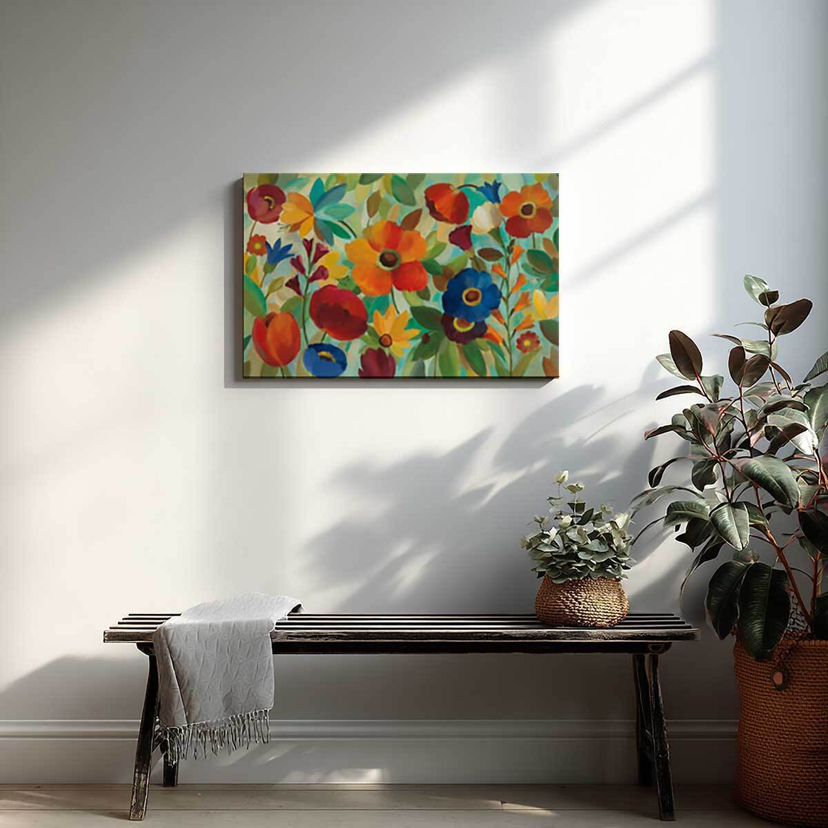 Tableau de fleurs Été Floral Toile imprimée