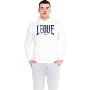 Sudadera con capucha hombre Leone 1947 Apparel algodón logo grande