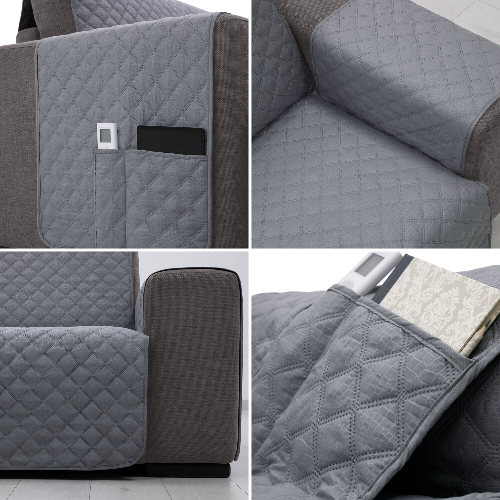 Cubre Sofá ACOLCHADO REVERSIBLE modelo JENNY