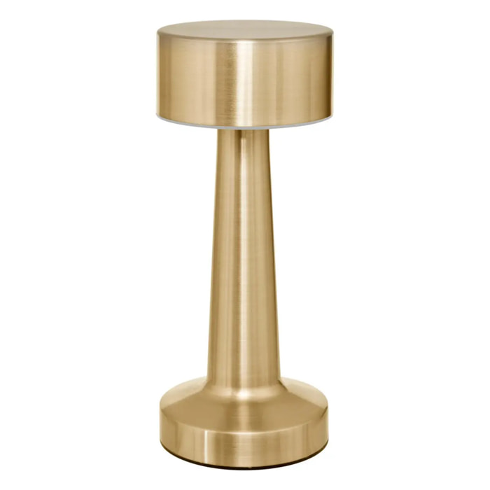Lampe USB d'extérieur led "Halto" doré H21,5cm