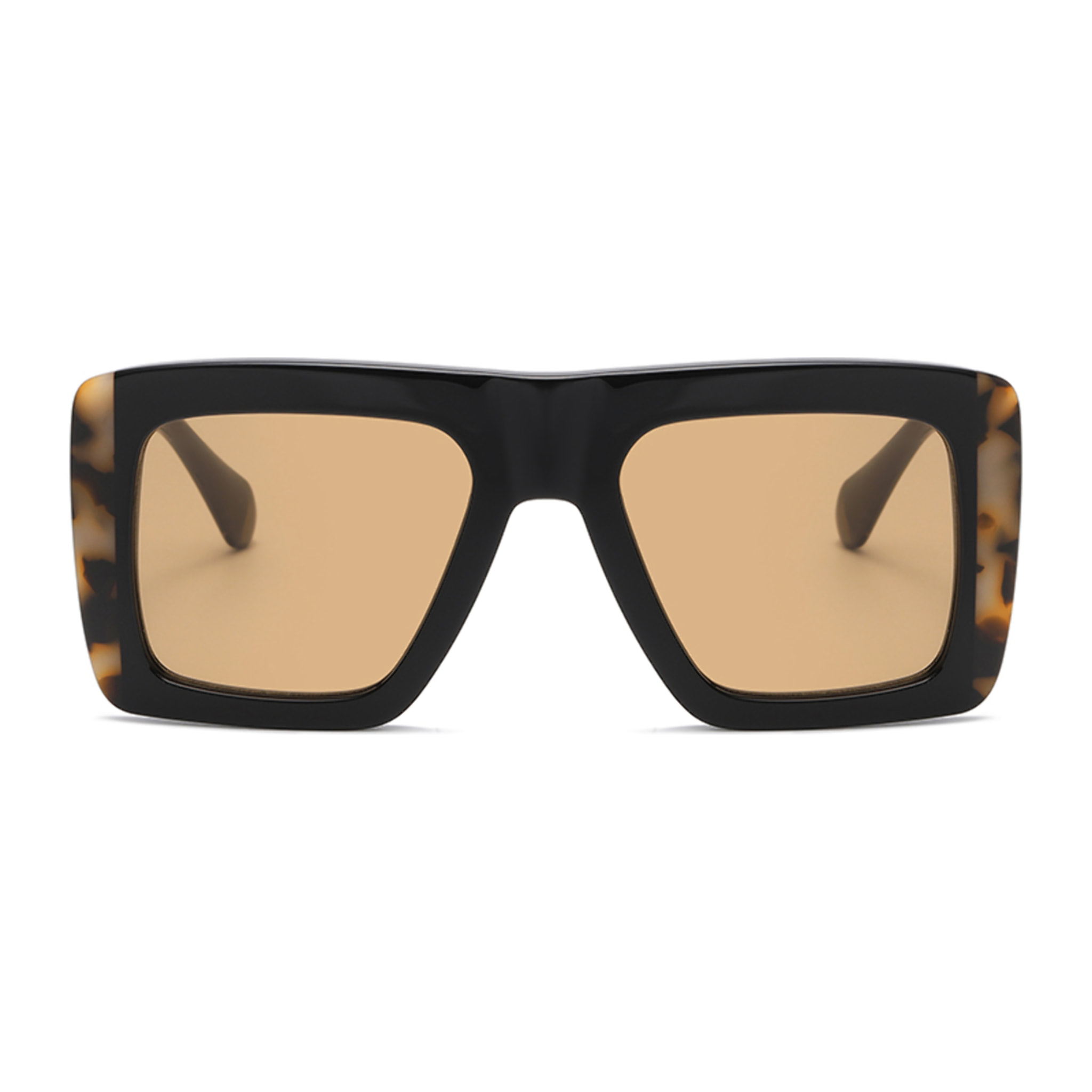 Gafas de sol OCEAN CORNICHE - Negro brillante y marrón demi / Marrón