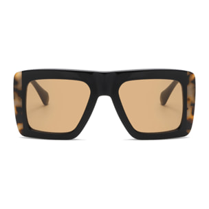 Gafas de sol OCEAN CORNICHE - Negro brillante y marrón demi / Marrón
