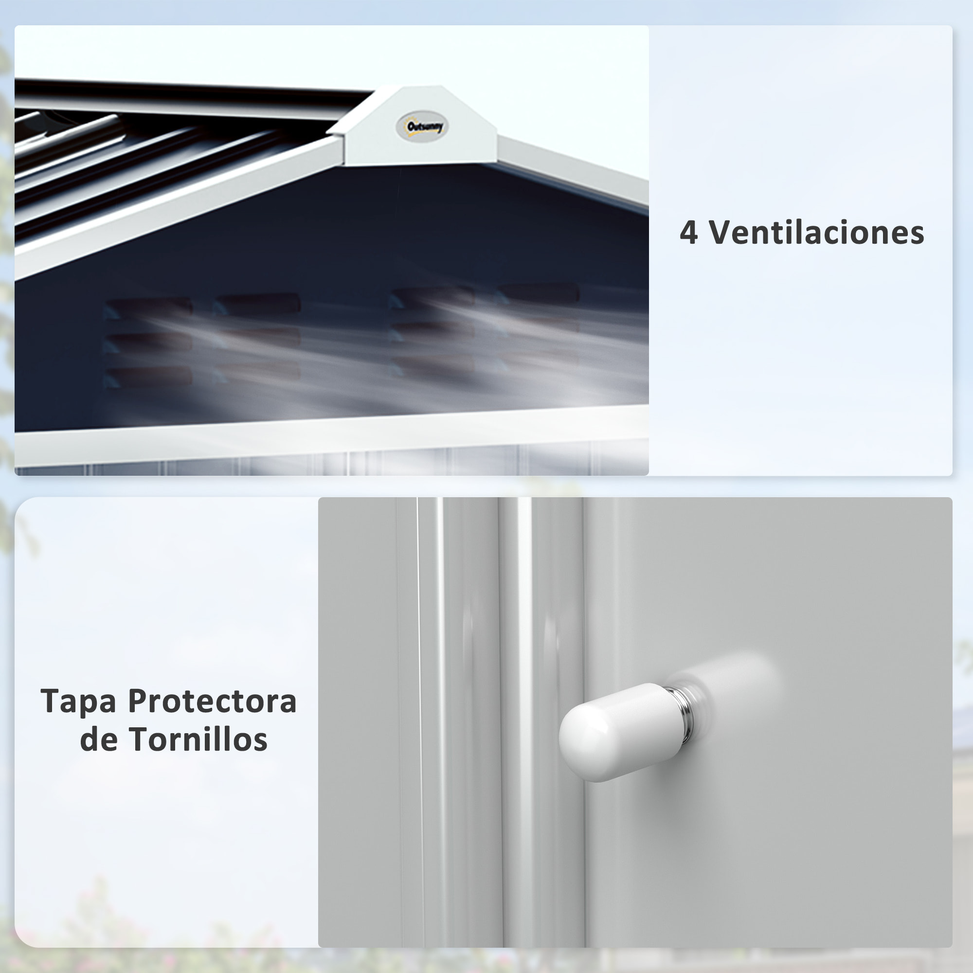 Cobertizo de Jardín 2,42m² con Base de Refuerzo Sin Suelo 213x130x185 cm Caseta de Jardín Exterior con Puertas Correderas Claraboya 4 Ventanas para Almacenamiento de Herramientas Gris Oscuro