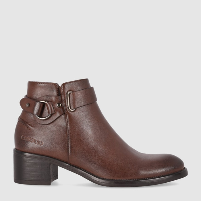 Botines - Marron - Tacón: 5 cm