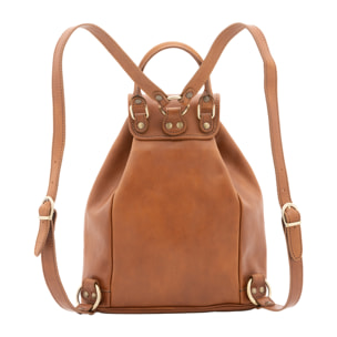 Zaino  unisex In Vera pelle Made in Italy 31x35x13 cm