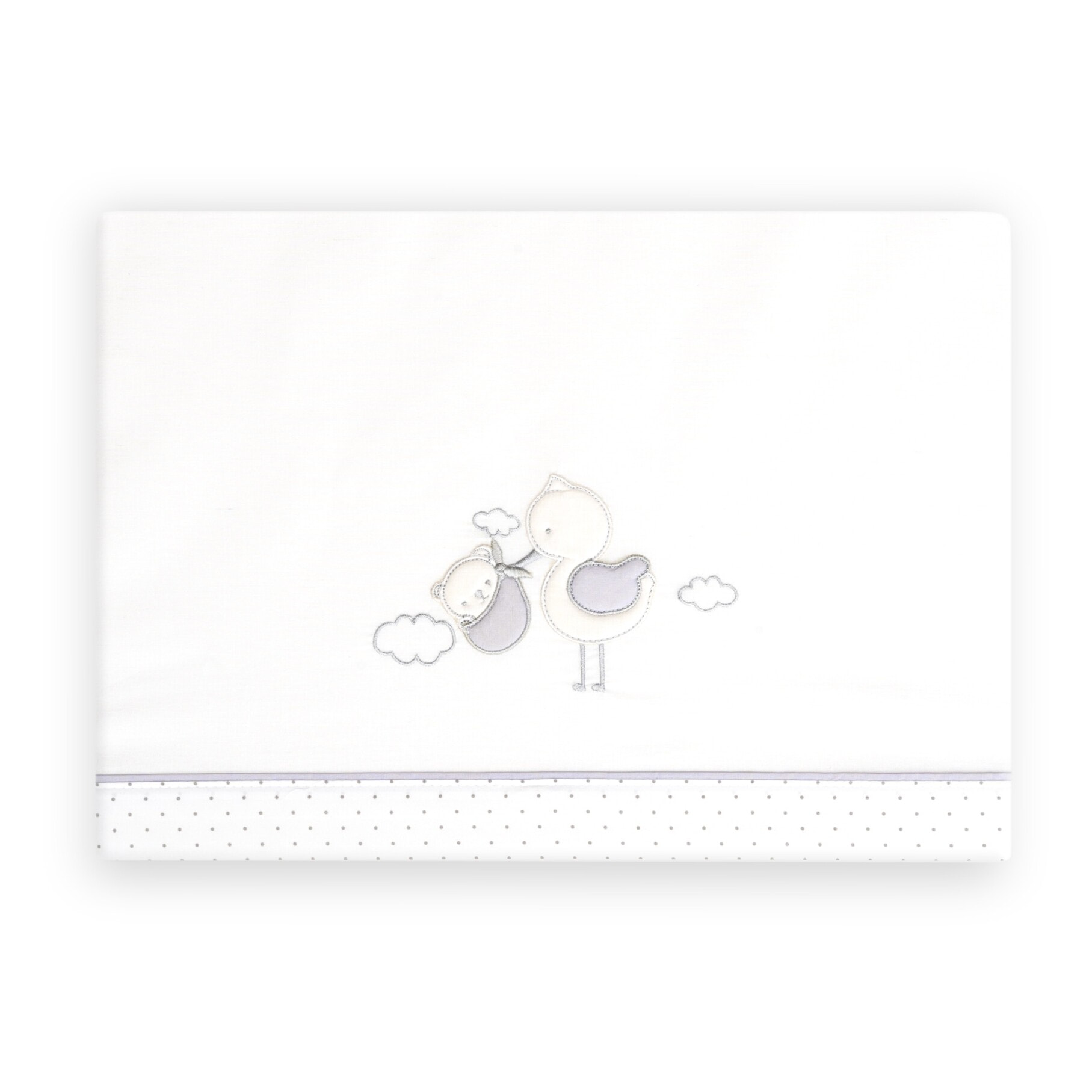 Triptico Minicuna Cigueña Oso Bco/Gris