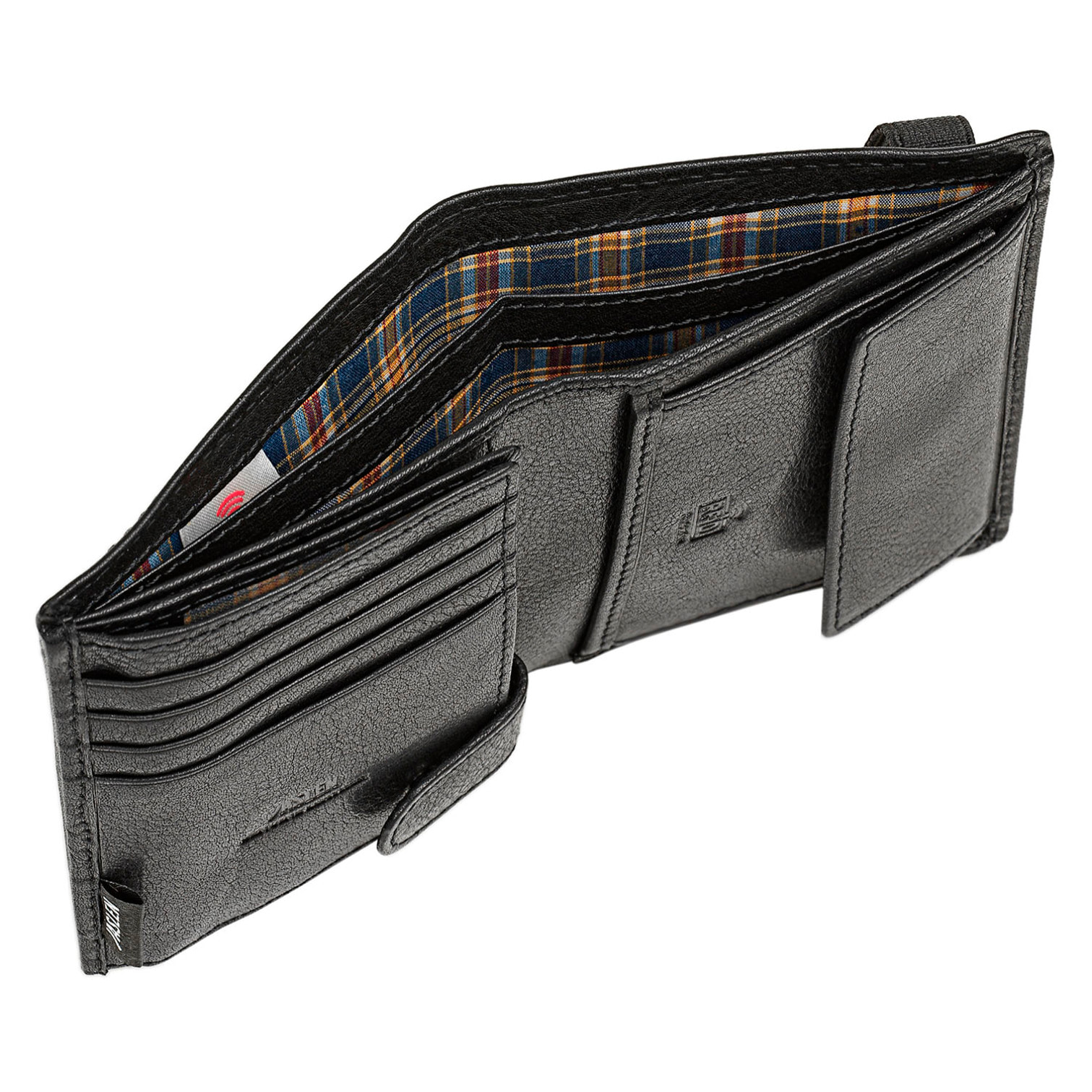 Cartera Hombre Piel Jaslen Hannover Negro