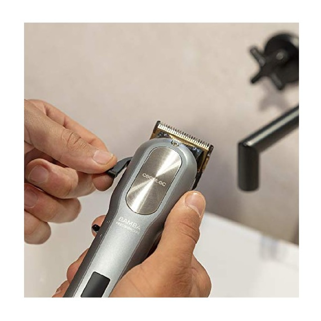 Cecotec CortapelosBamba PrecisionCare Pro Clipper Titanium Go. Batería de litio