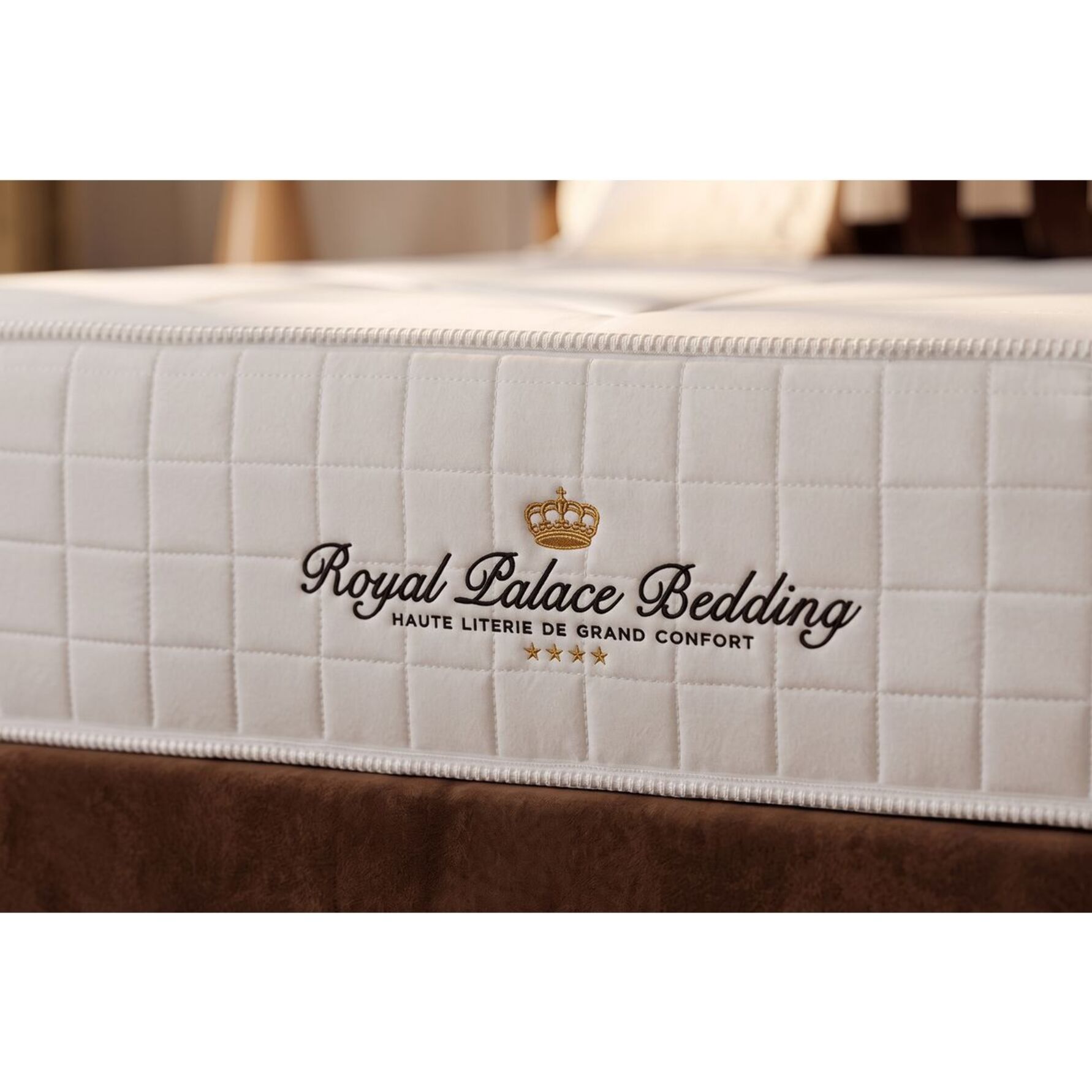 Ensemble 1p - Matelas Ressorts ensachés et mémoire de forme - Maxi Epaisseur : 26cm - Confort : Équilibré - Bouclette - Windsor