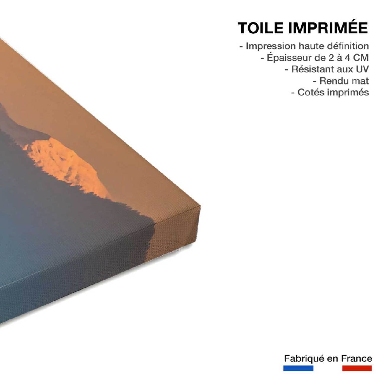 Tableau sud ouest pic du midi d'ossau  Toile imprimée