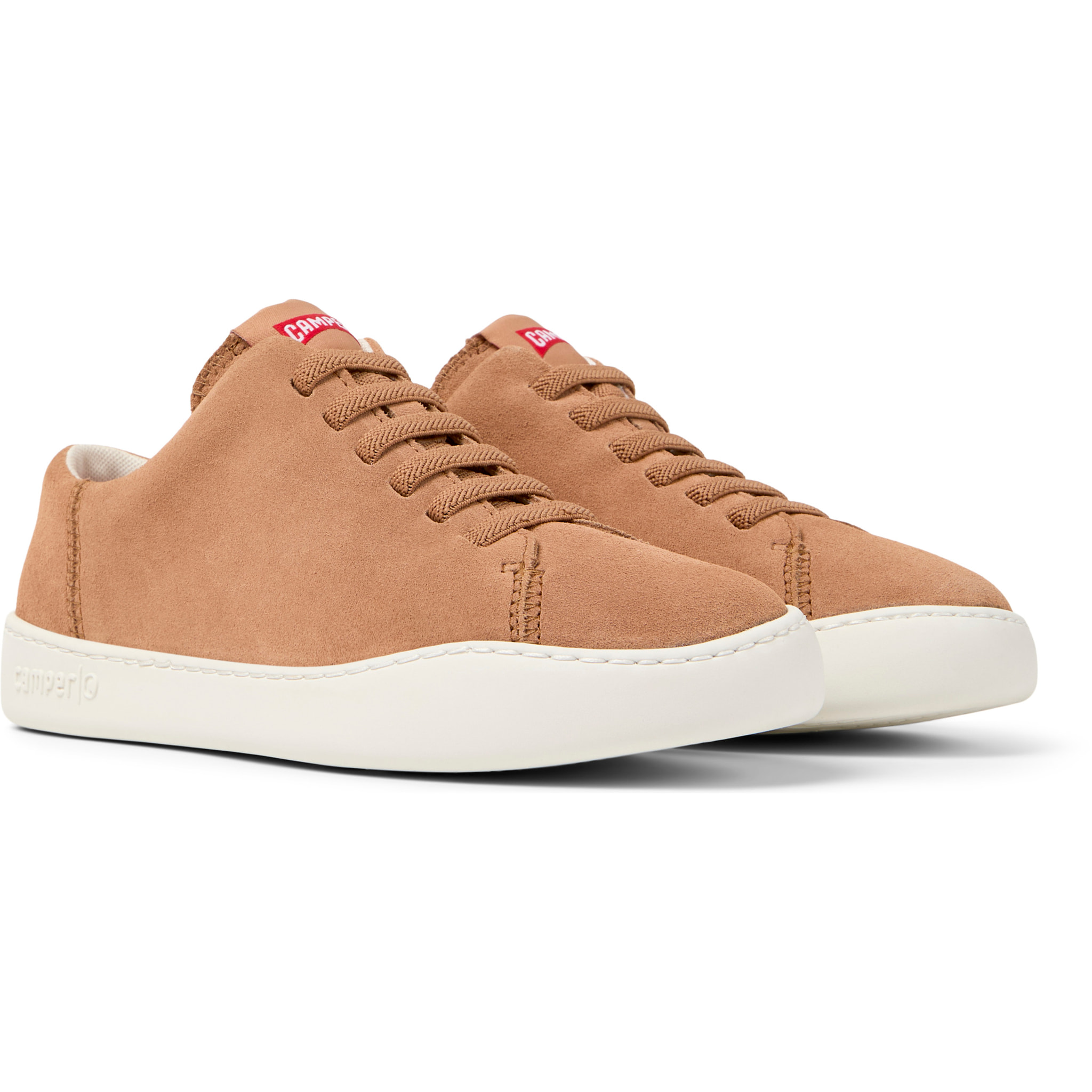 Sneakers - CAMPER Peu Touring - Beige - Pelle scamosciata
