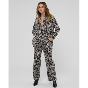 Maglietta lunga con logo