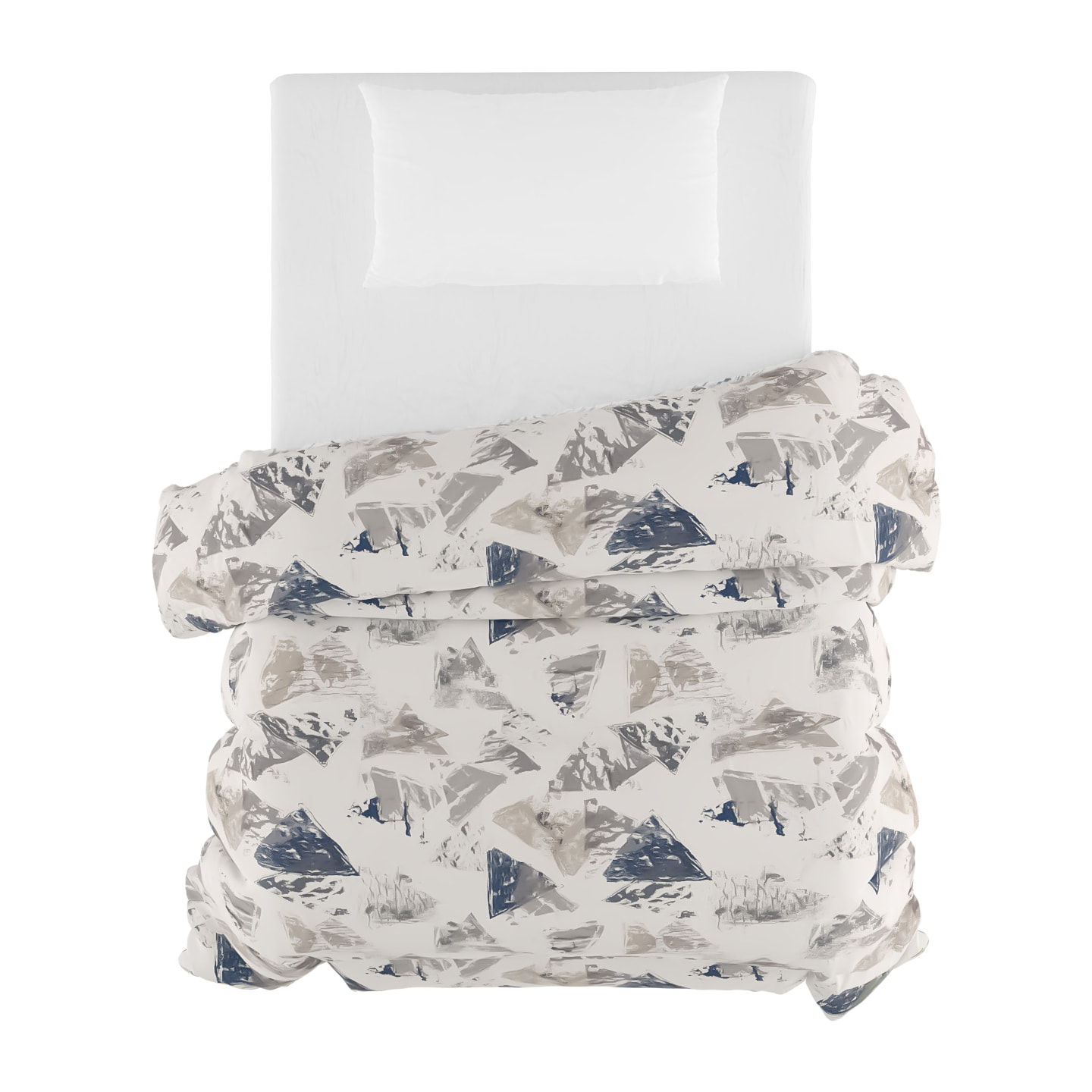 TRAPUNTA BASIC INVERNALE STAMPATA SINGOLO, URBAN GIALLO