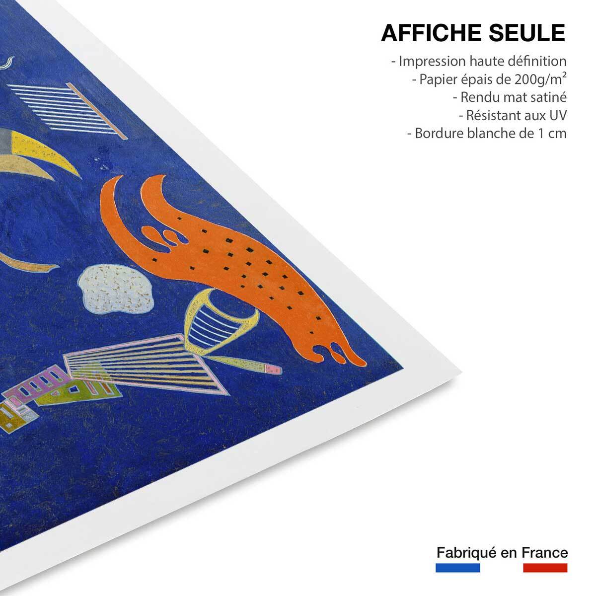 Poster La Flèche par Wassily Kandinsky Affiche seule