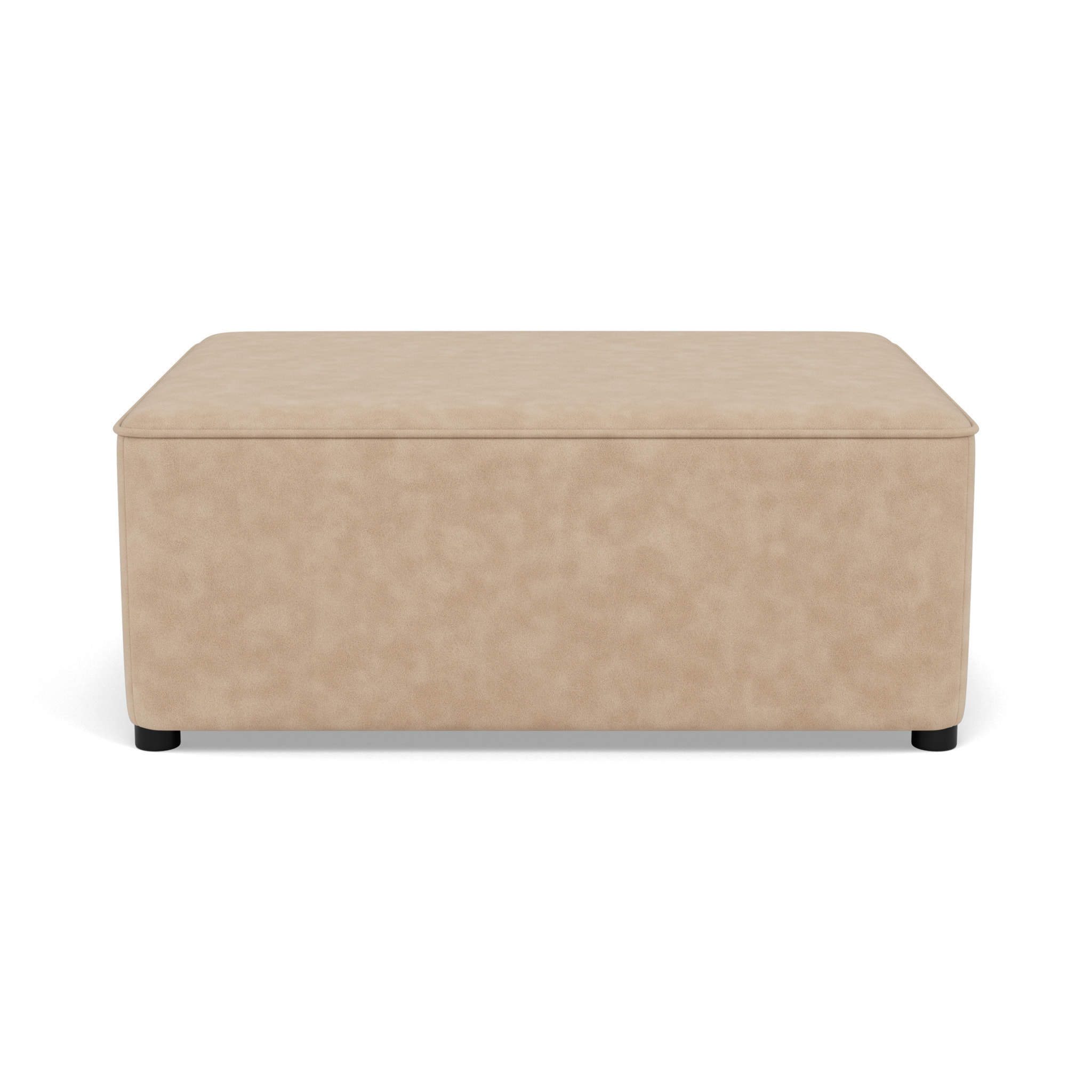 Topaze - pouf en simili - Beige