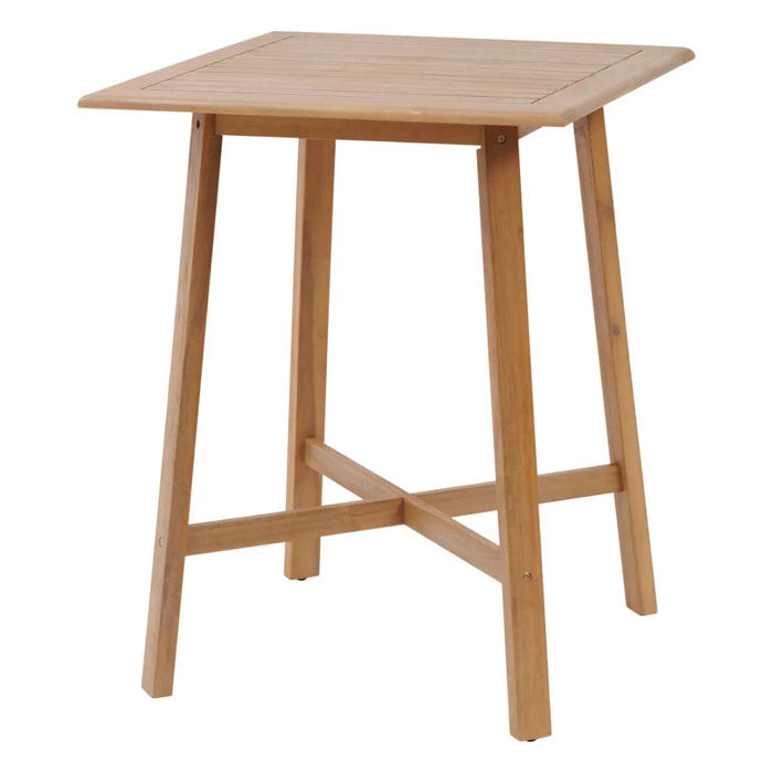 Table haute de jardin "Tiwi" 4 places en acacia