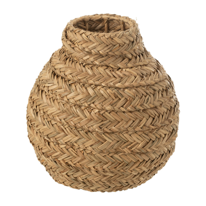 J-Line vase Tressé - jonc de mer - naturel - small - Ø 30 cm
