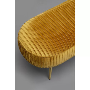 Banc Suri velours ocre Kare Design