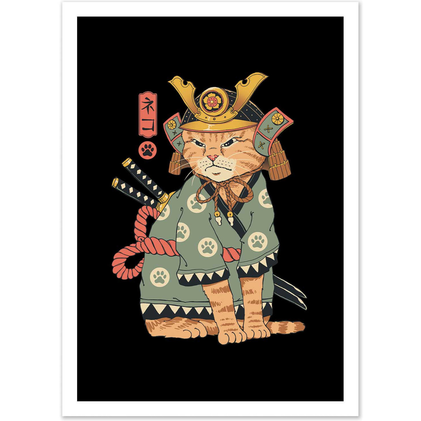 Affiche - Neko Samurai - Vincent Trinidad