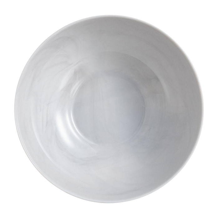 Saladier gris 21cm Diwali Marble - Luminarc - Verre opale extra résistant