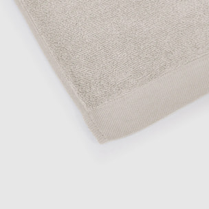 Toalla de baño 400gr doble rizo gris claro