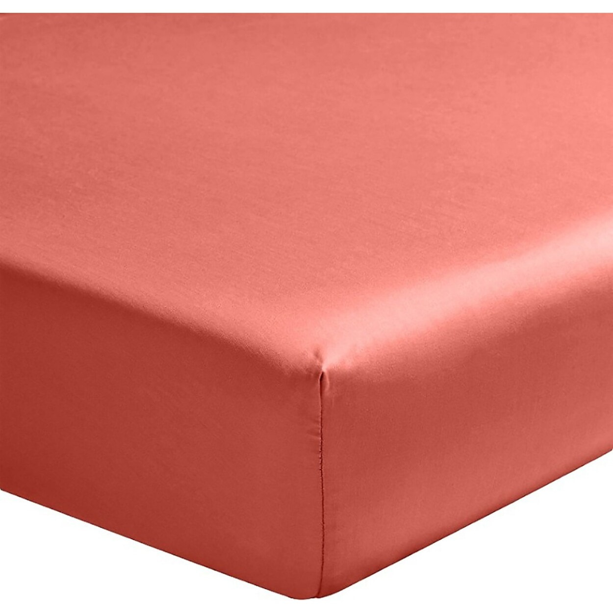 Drap Housse - Bonnet:30cm 100% satin Coton 70fils Sienne