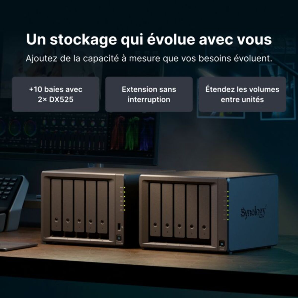 Serveur NAS SYNOLOGY DS1525+