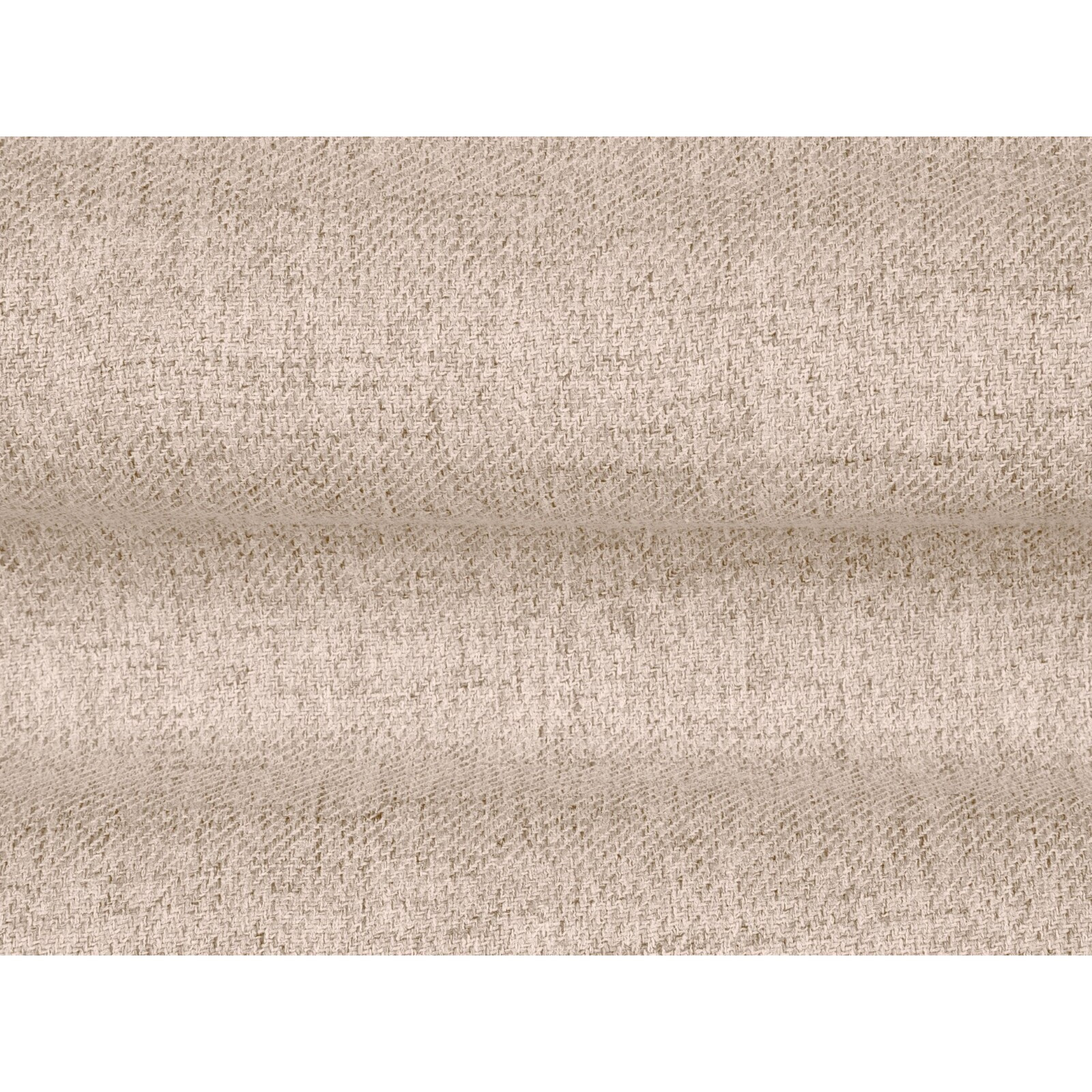 Méridienne gauche "Bali" en tissu structurel beige