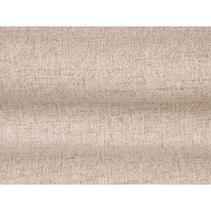 Méridienne gauche "Bali" en tissu structurel beige