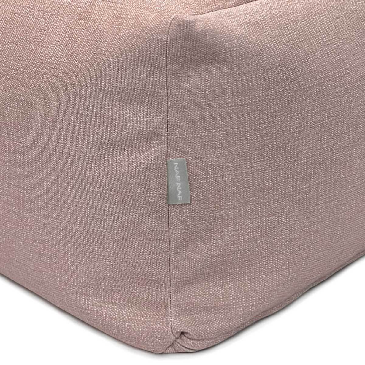 Puff desenfundable PANDA rosa 50x50x25 cm. Disponible en varios colores