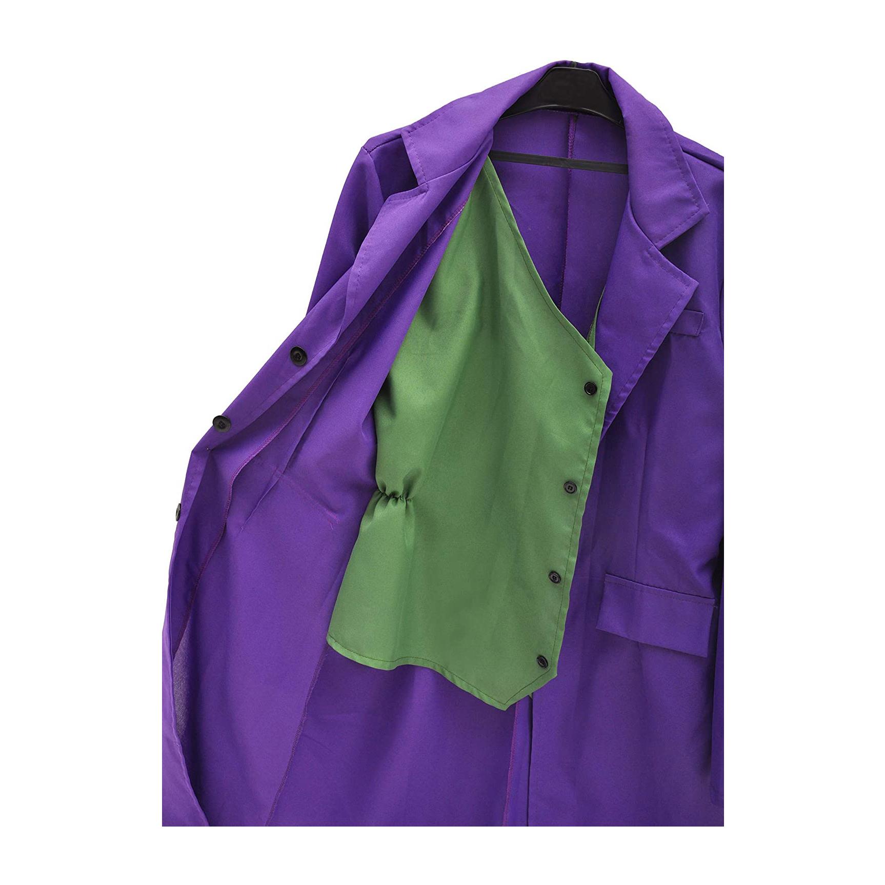 Costume Completo Joker Adulto Prodotto Originale Dc Comics