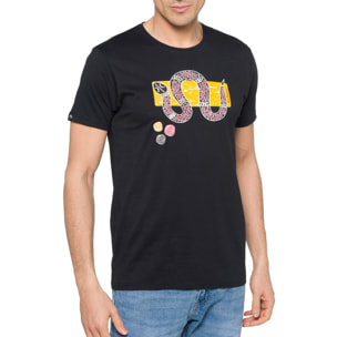 T-shirt in cotone 150 gr Taipan Hot Buttered Nero.