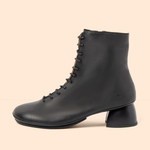 Botines con tacón N5967 SOFT NAPPA BLACK/ NARA color Black