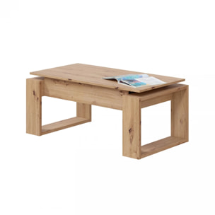 Mesa de centro elevable Nova Alpine Oak