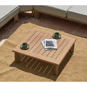 Salon de jardin en angle en aluminium - 6 places - AVIGNON