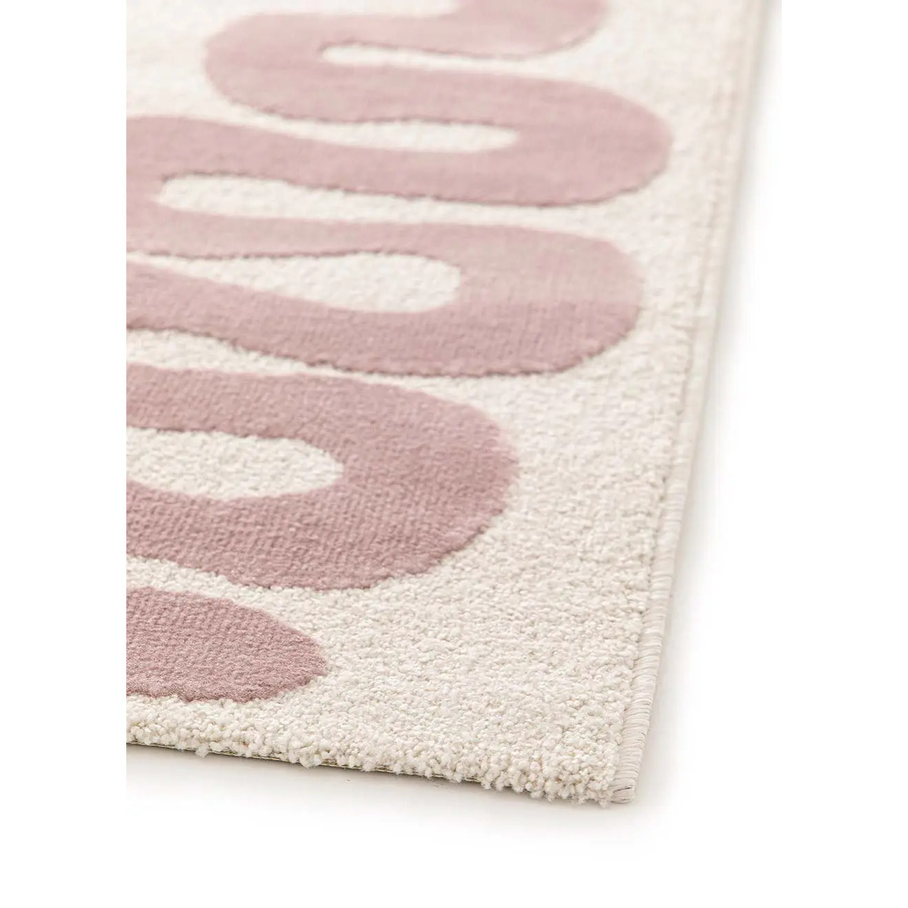 FLASHY Alfombra moderna de pelo corto rosa, varias medidas disponibles.