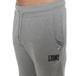 Pantalone sportivo invernale da uomo con polsino con logo piccolo "Basic"