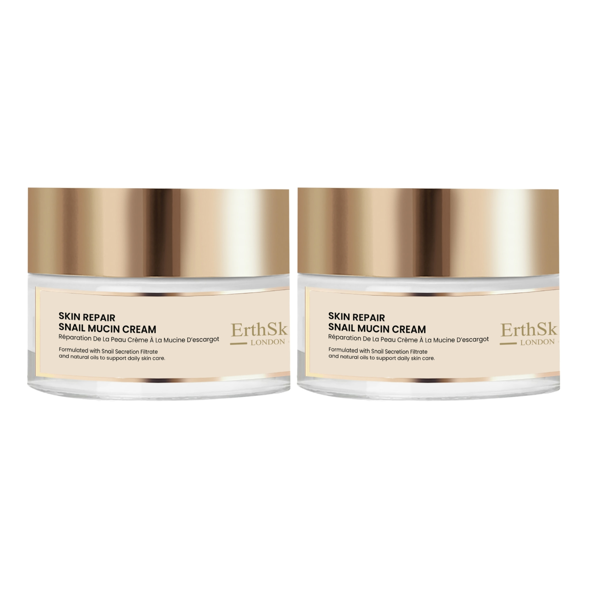 Crema reparadora de caracol para la piel (2 unidades)