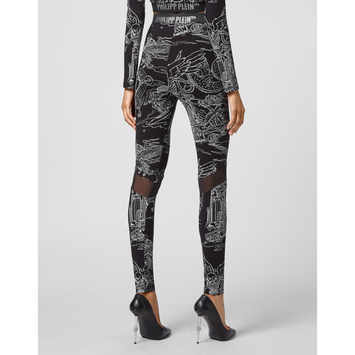 PHILIPP PLEIN Sport Leggings TATTOO