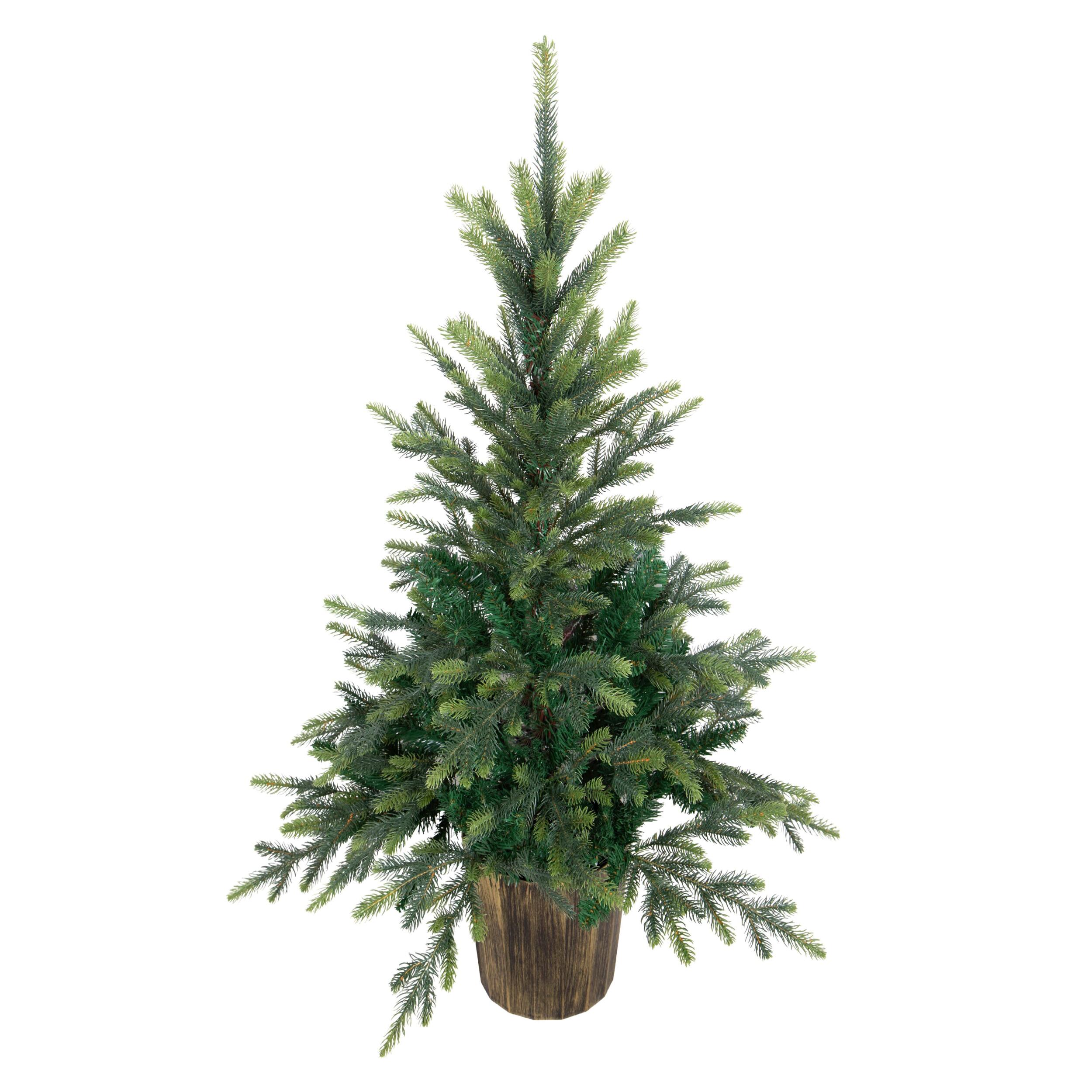 Abete pe/pvc con vaso - Pezzi 1 - VERDE - Bianchi Dino SpA
