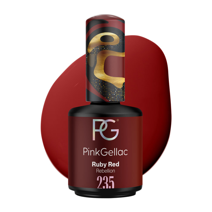 Pink Gellac - 235 Ruby Red Gellak 15ml - Nagellak voor Gelnagels Rood - Gel Lak - Gel Nails