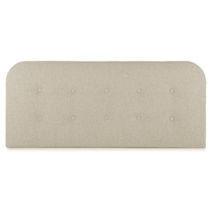 Cabecero Saona Beige, grosor 8cm botones en capitoné