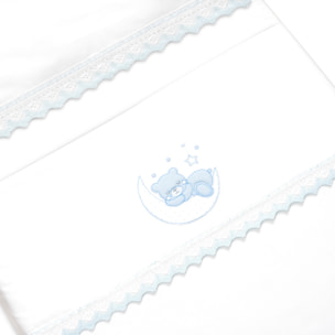 Juego de Sábanas para Minicuna mod. Guipur Oso Luna