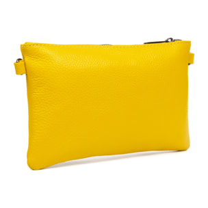 Albenga Borsa a tracolla da donna in vera pelle finitura dollaro