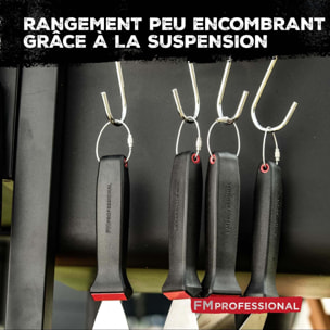 Râpe à zeste longue gros grain avec couvercle de protection FM Professional Gourmet