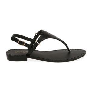 Sandalias chanclas negras