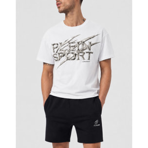 PLEIN SPORT Camiseta de cuello redondo y manga corta LOGO